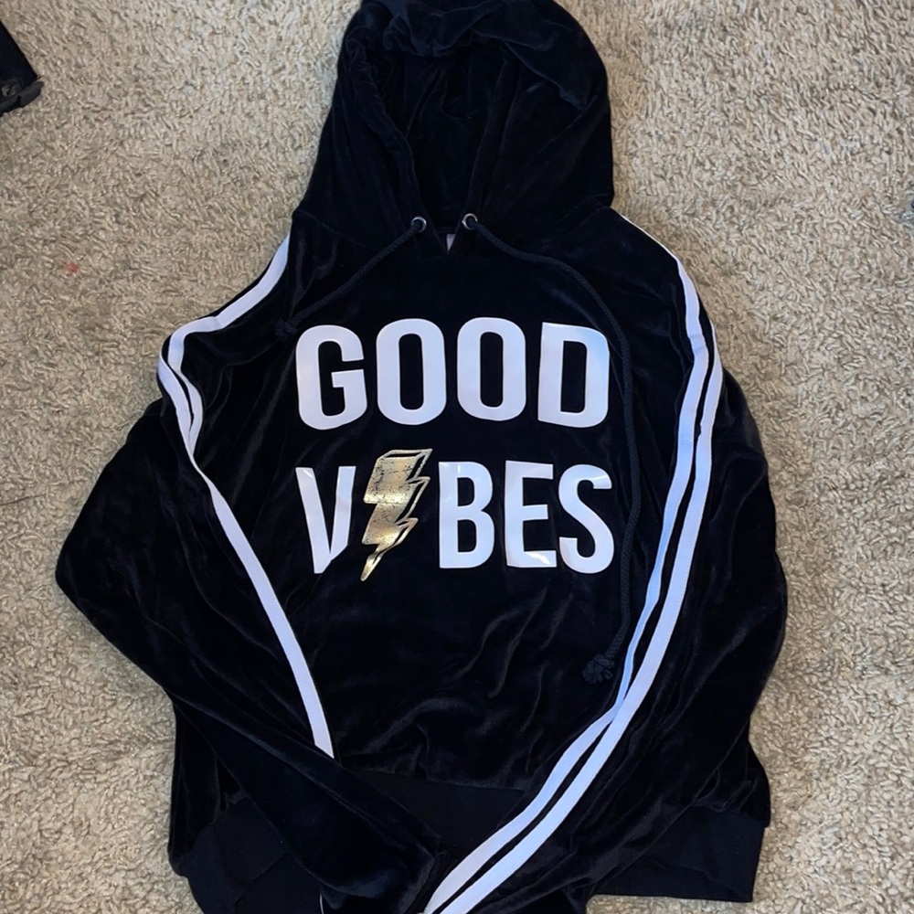 Super soft good vibes hoodie